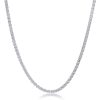 Sterling Silver 3.3mm Rope Chain – Silver Plated – product view