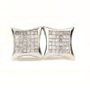 0.55CT Diamond Hoop Earrings – Yellow Gold Pair – product view