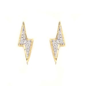 0.05CT Lightning Bolt Earring - Single