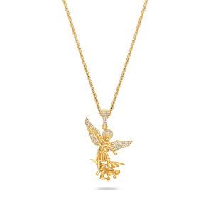 Micro Saint Michael Arch Angel Piece (Partially Iced)