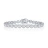 Sterling Silver With 14K Gold Overlay, Oval-Linked Bracelet, MADE IN ITALY – product view