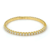 Black and White Tennis Bracelet – product view