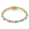 Princess Cut Diamond Bangle – product view
