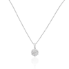 Elegant Diamond & Ruby Cross Pendant – product view