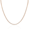 Gold Diamond Padlock Necklace – product view