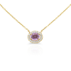 Diamond and Ruby Butterfly Necklace – product view