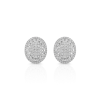Diamond hoop earrings – product view