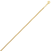 2mm Regular Solid Rope Chain – 16 Inches / 40.64 CM – product view