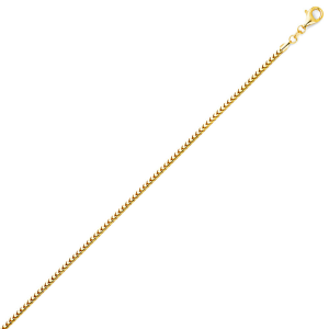 2.2mm Roundfish Franco Chain - 22 Inches / 55.88 CM
