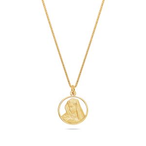 Micro Virgin Mary Medallion