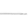 14kt Gold 18 inches Yellow Finish Chain:3+Element:9x18mm Shiny Lock+Key Necklace with Lobster Clasp – product view