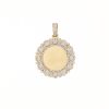 Custom Double Tennis Pendant – product view