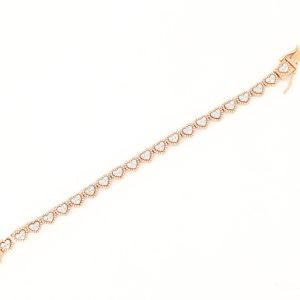 7.5mm Heart Bracelet