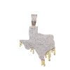 Razor 3D Diamond Pendant – product view