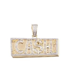 Cash Stack Diamond Pendant