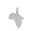 Barber Razor Diamond Pendant – product view