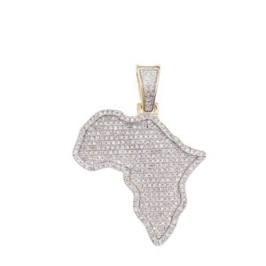 Africa Diamond Pendant