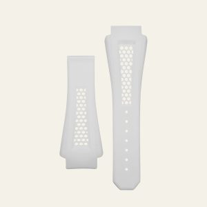 White Epic X Chrono 47mm Honeycomb Strap - L