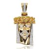 10KY 0.50CTW YELLOW DIAMOND JESUS PENDNAT – product view