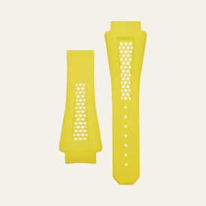 Yellow Epic X Chrono 47mm Honeycomb Strap - L