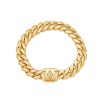 Diamond Cuban Link Bracelet (11mm, Diamond Clasp) – product view