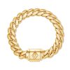 Gold Cuban Link Bracelet (7mm) – product view
