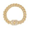 Diamond Cuban Link Bracelet (7mm) – product view