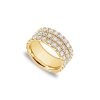 Luna Purple Amethyst Eternity Ring (Emerald Cut) – product view
