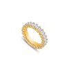Massimo Eternity Ring (Oreo, 2-Row) – product view
