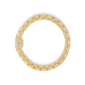 Diamond Moon Link Bracelet (6.5mm)