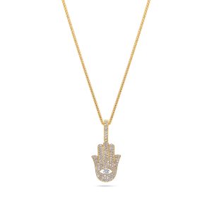 Micro Hamsa Piece (Protection, Fully Iced)