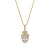 Pico Hamsa Piece (Blessings, Diamond Eye) – product view