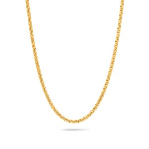 Gold Moon Link Chain (2.7mm)