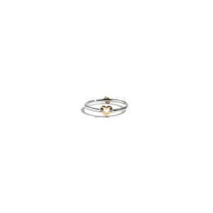 Umlaut Heart Ring