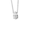 VERTICAL EMERALD CUT NECKLACE – product view