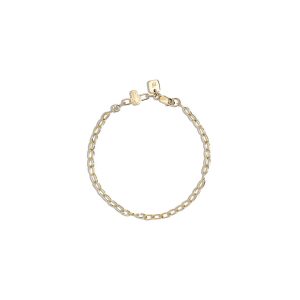 The Cross Bezel Charm Bracelet