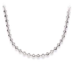 Sterling Silver Mooncut Chain - 2.25mm / 925 Sterling Silver / 22"