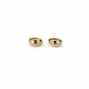 Round Pave Huggie Earrings – product view