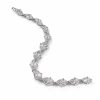 Alternating Emerald Cut Tennis Bracelet – product view