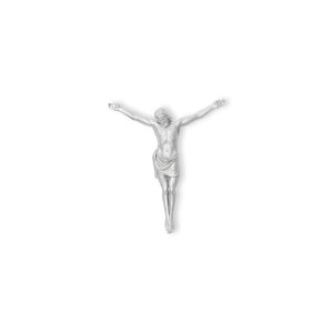 White Gold Crossless Jesus Pendant