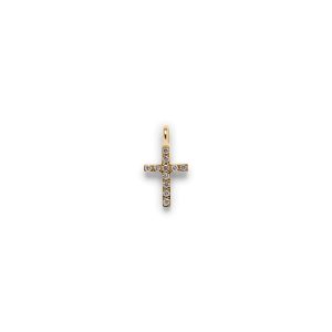 Pico Diamond Cross Pendant