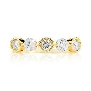 Dual Setting Ring - Yellow Gold / 8