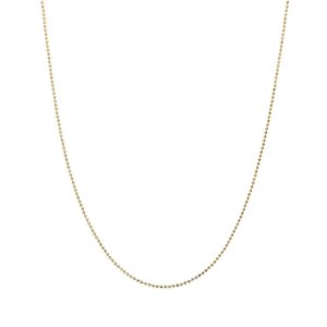 The 2MM Mooncut Ball Chain Necklace