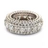Double Baguette Row Gold Ring – product view