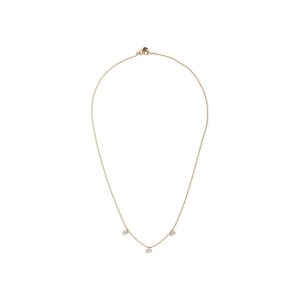 TRIPLE STONE CABLE NECKLACE