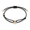 WHITE GOLD DUO BEZEL BRACELET – product view