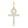 Jesus Crucifix Diamond Pendant – 0.10ctw / Yellow Gold – product view