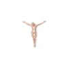 White Gold Crossless Jesus Pendant – product view