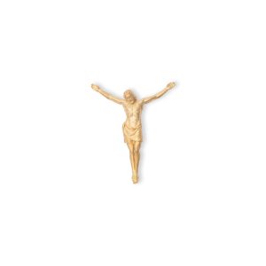 YELLOW GOLD CROSSLESS JESUS PENDANT