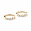 2 Carat Gold Studs – product view